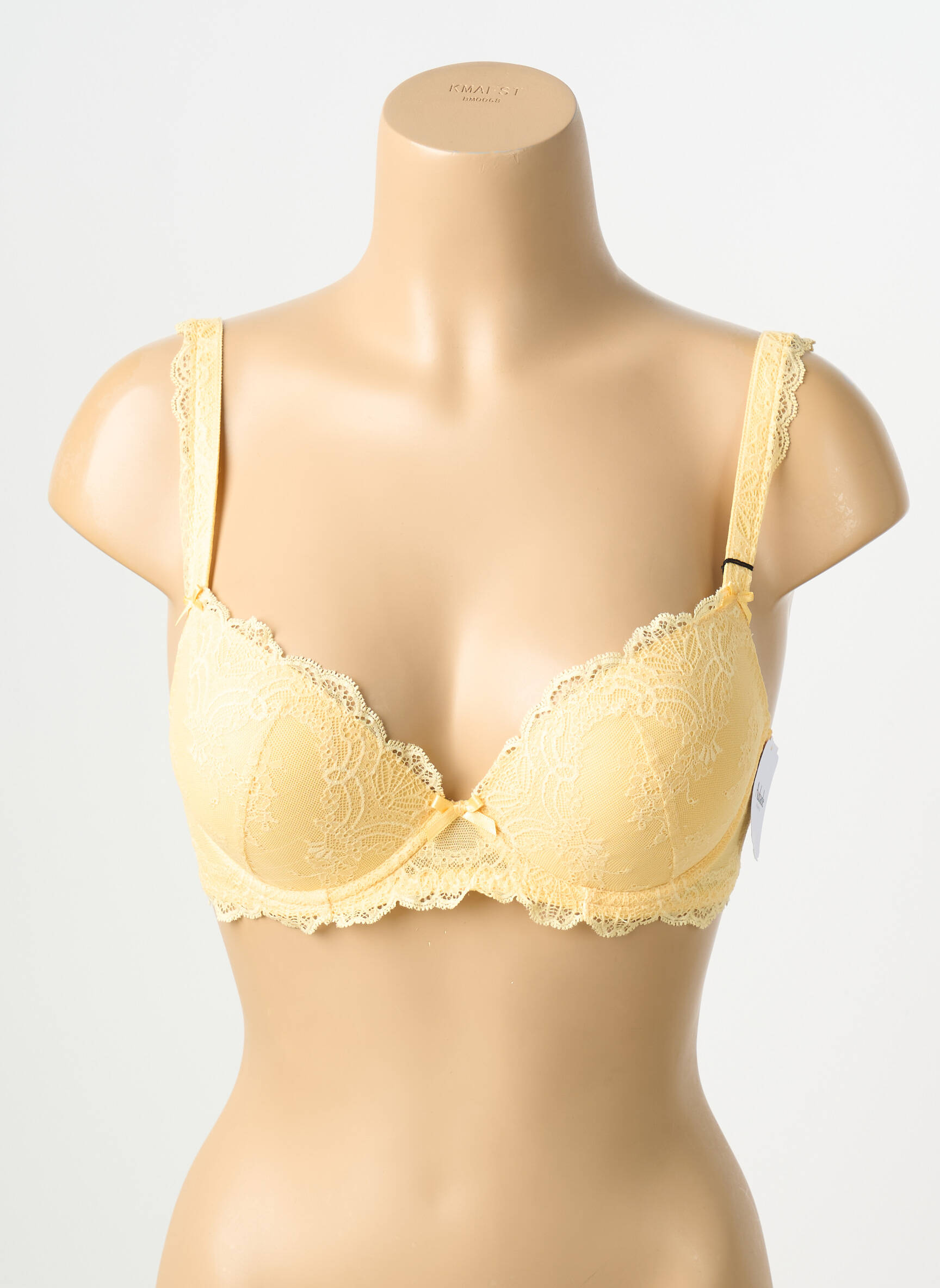 Soutien-gorge effet matière satinée haut soutien-gorge moulé jaune AUBADE femme