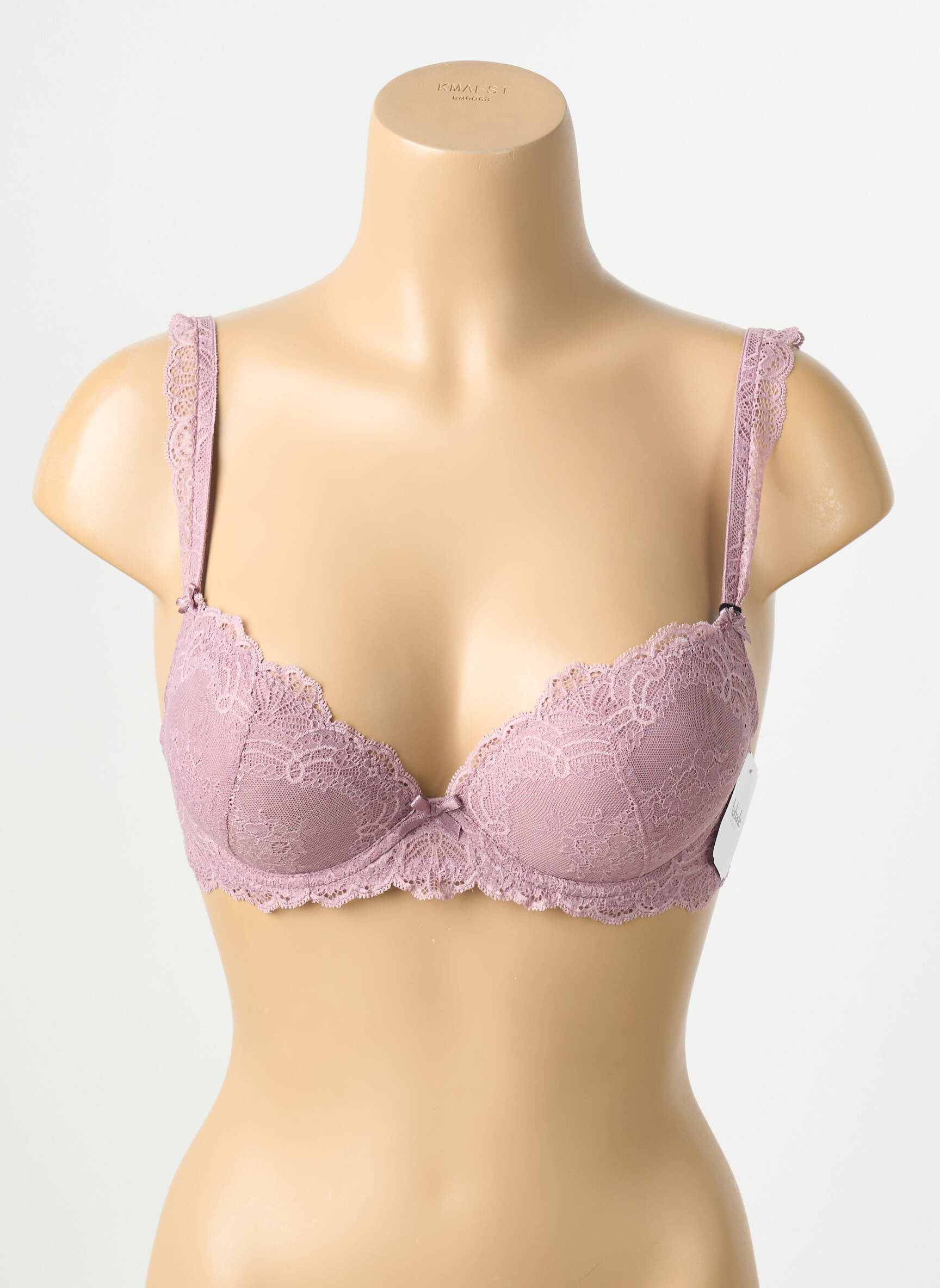 Soutien-gorge effet matière satinée haut soutien-gorge moulé violet AUBADE femme