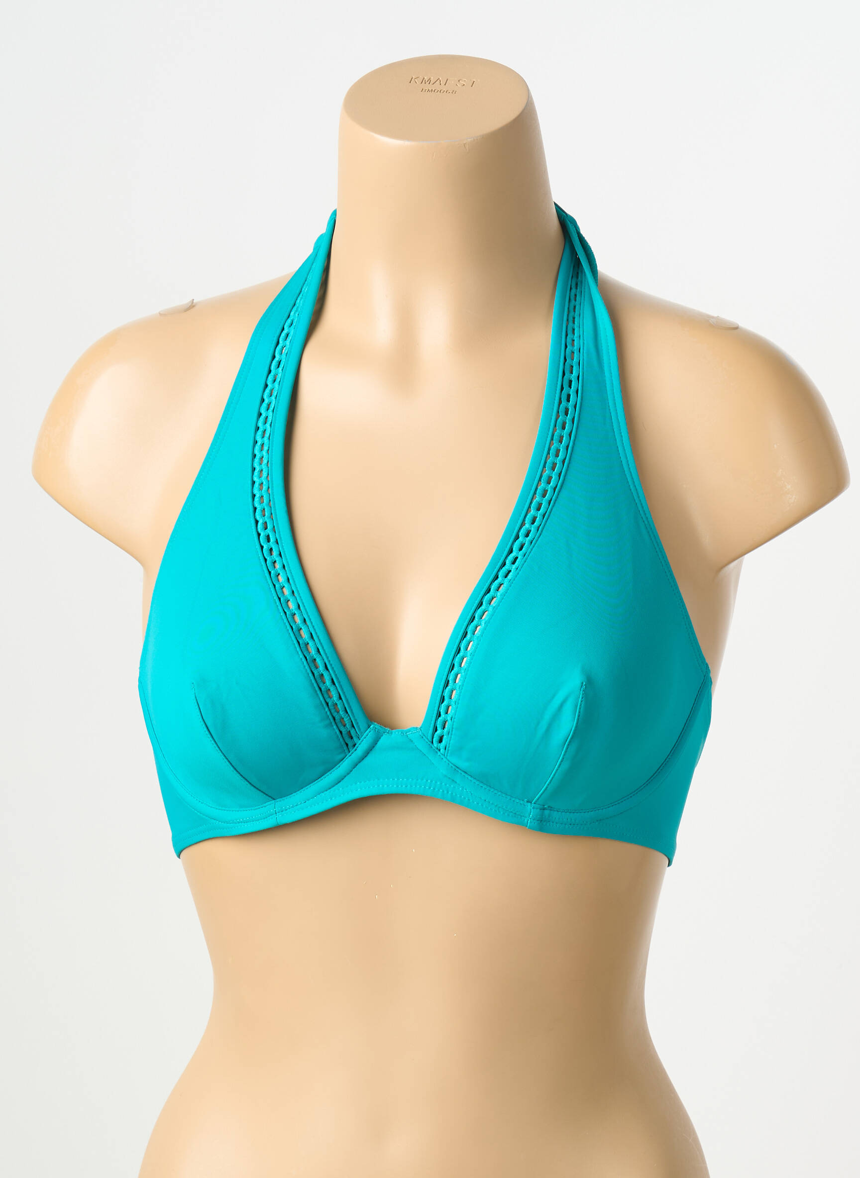 Haut de maillot de bain stretch haut triangles bleu SIMONE PERELE femme