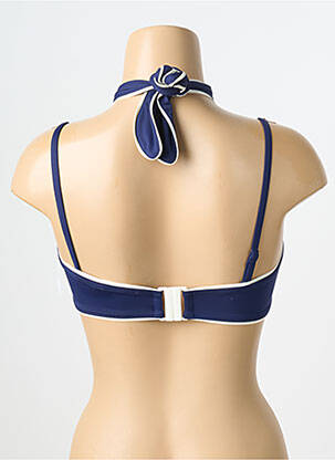 Haut de maillot de bain stretch haut bandeau bleu AUBADE femme