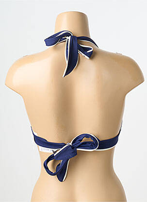 Haut de maillot de bain stretch haut triangles bleu AUBADE femme