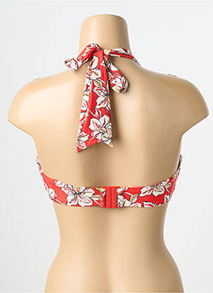 Haut de maillot de bain stretch haut triangles orange AUBADE femme