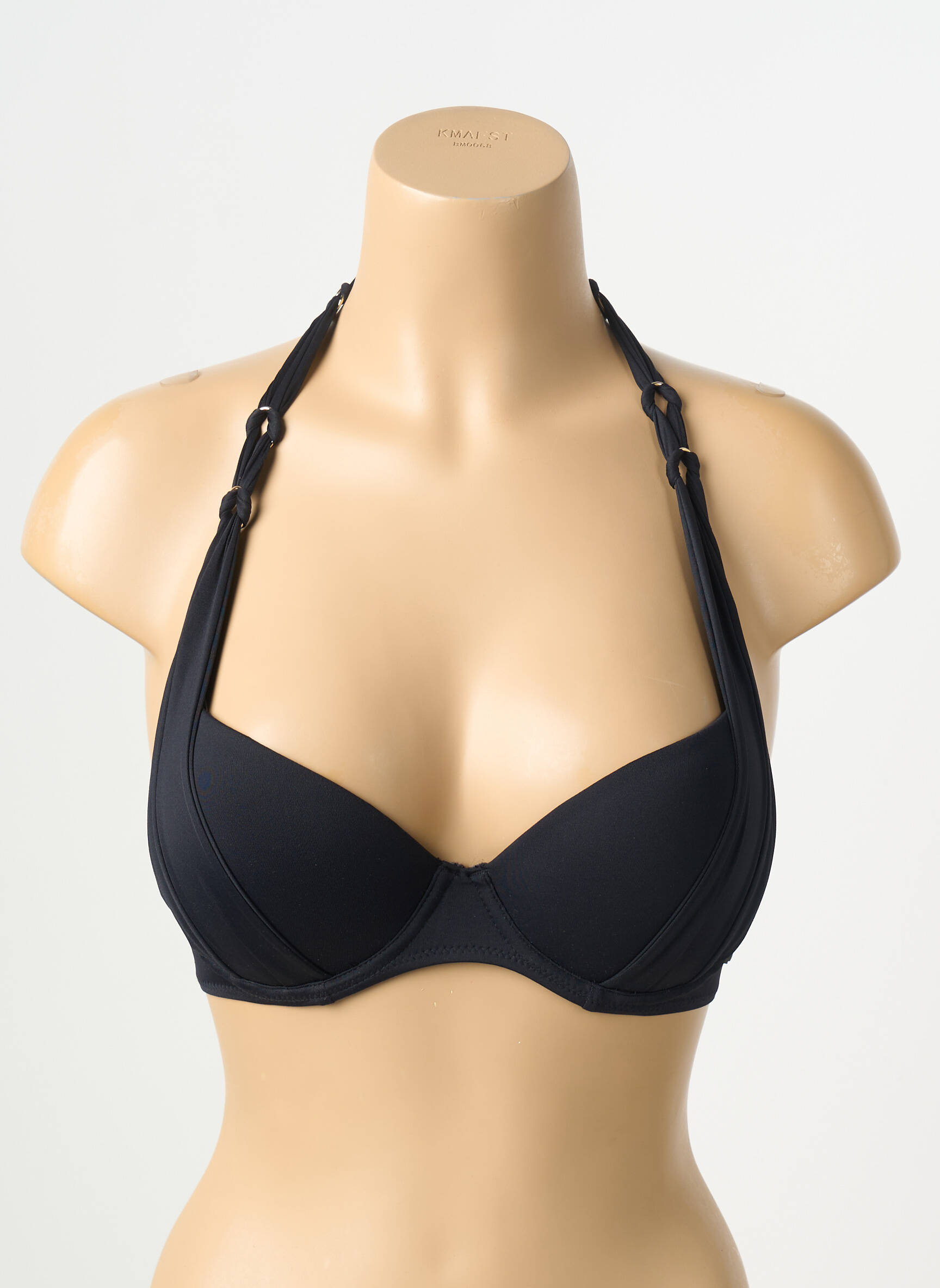 Haut de maillot de bain stretch haut soutien-gorge moulé noir AUBADE femme