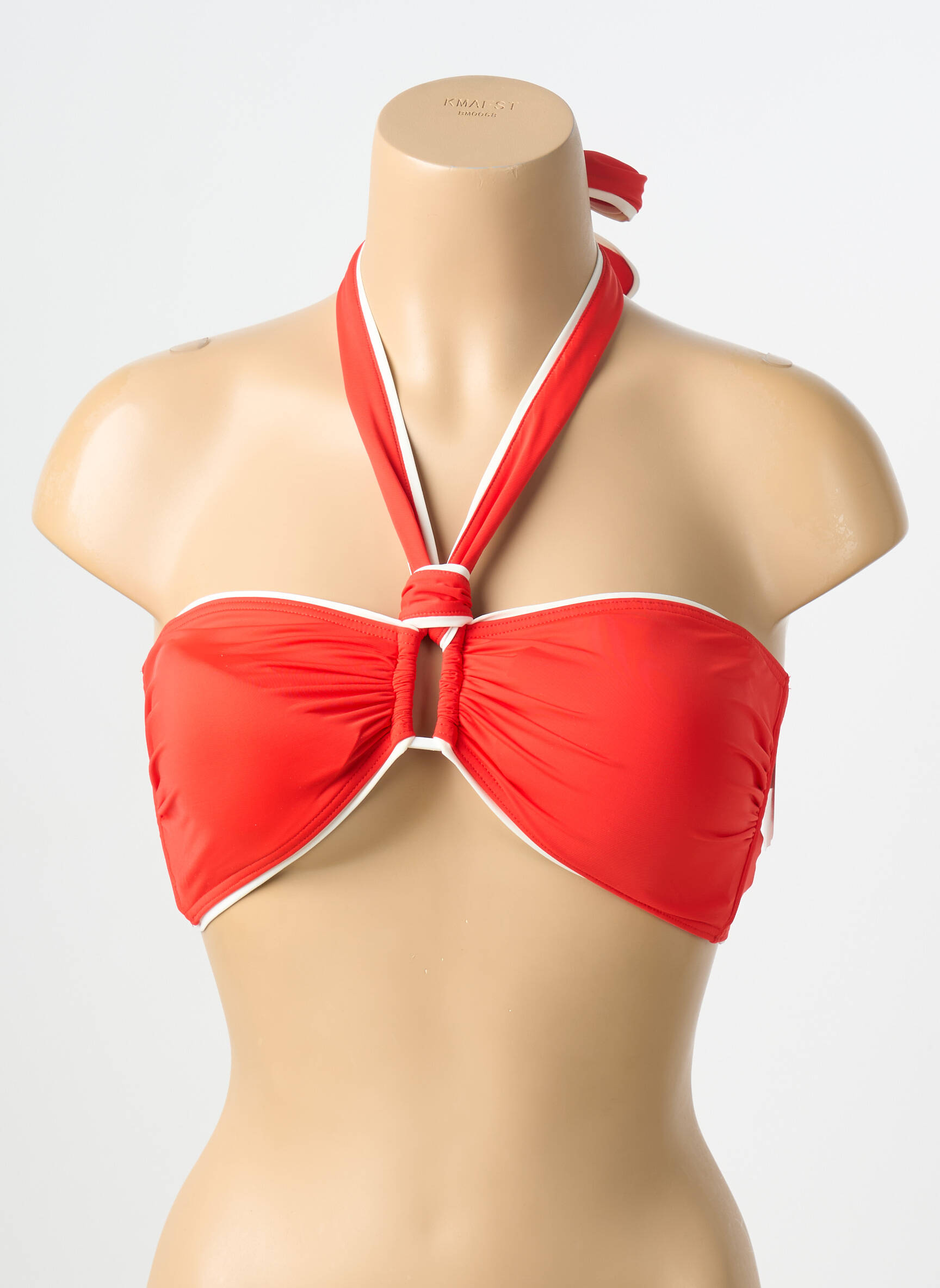 Haut de maillot de bain stretch haut soutien-gorge balconnet orange AUBADE femme