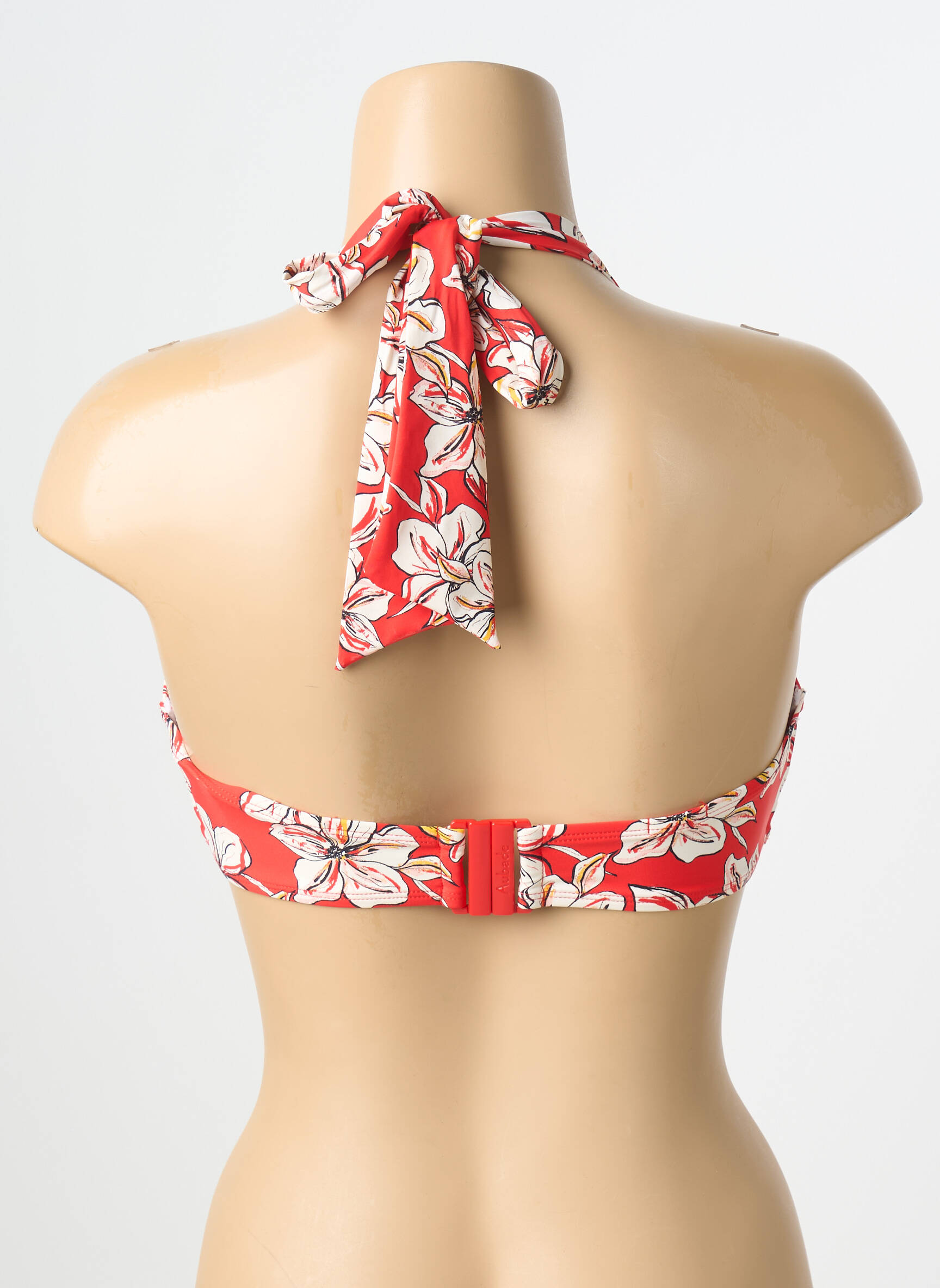 Haut de maillot de bain stretch haut triangles orange AUBADE femme