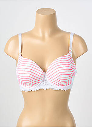 Soutien-gorge tissage dentelle haut soutien-gorge moulé blanc PASSIONATA femme