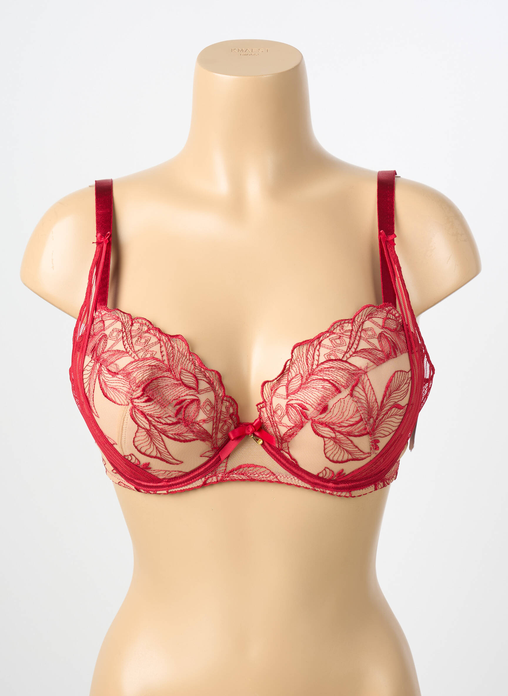Soutien-gorge haut soutien-gorge push-up haut soutien-gorge push-up rouge AUBADE femme