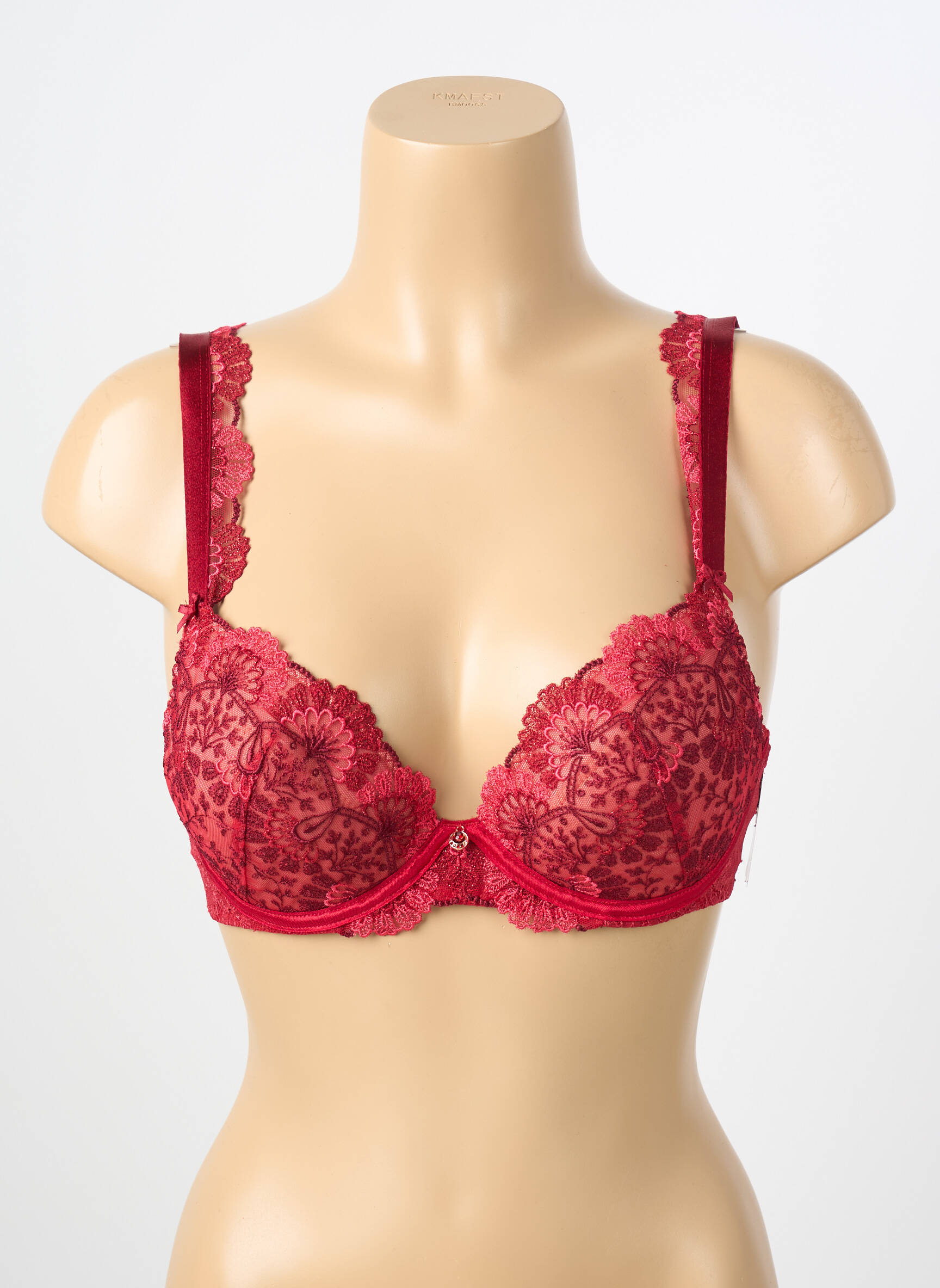 Soutien-gorge haut soutien-gorge push-up haut soutien-gorge push-up rouge AUBADE femme