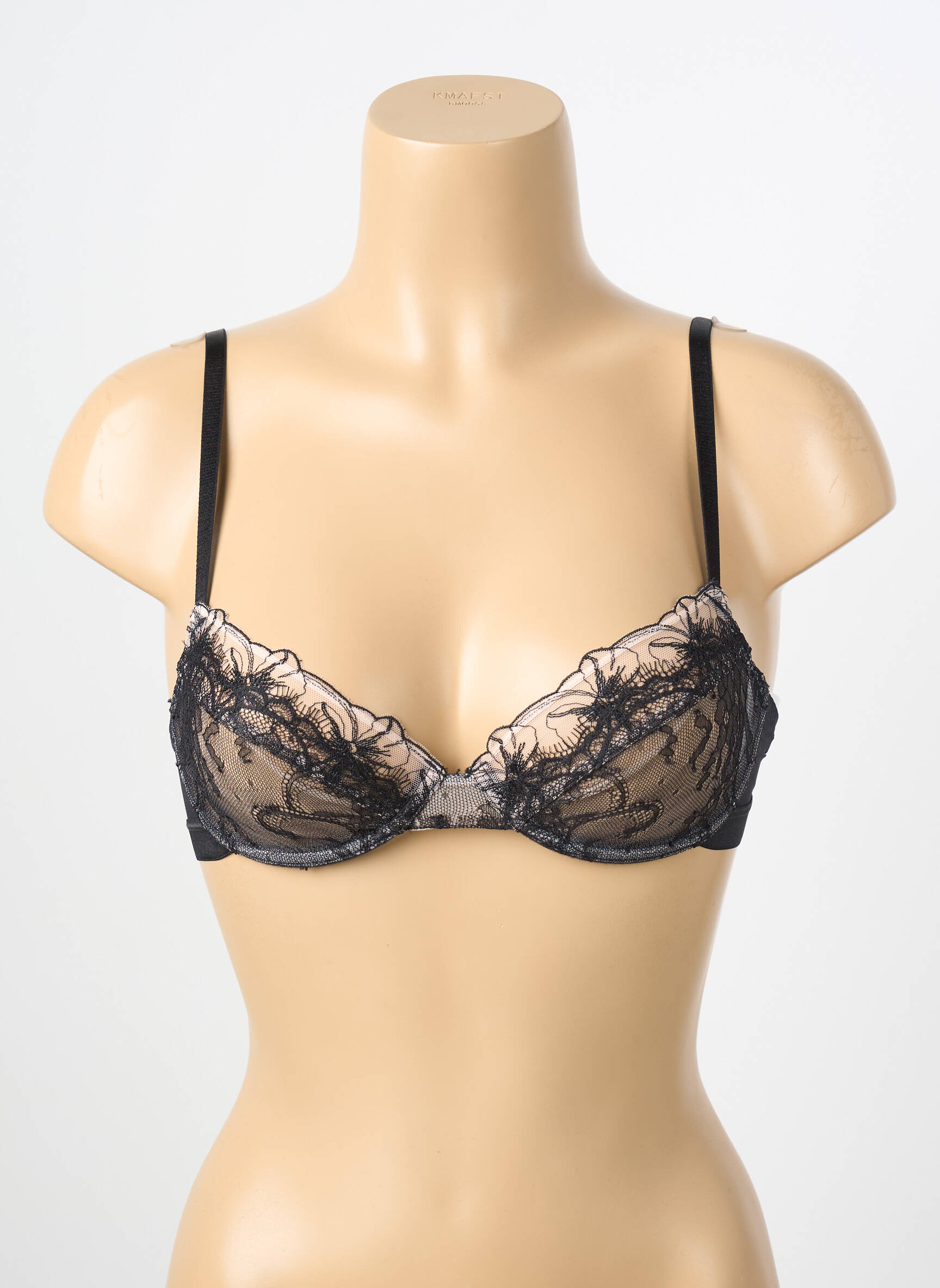 Soutien-gorge effet matière satinée haut soutien-gorge emboitant noir PASSIONATA femme