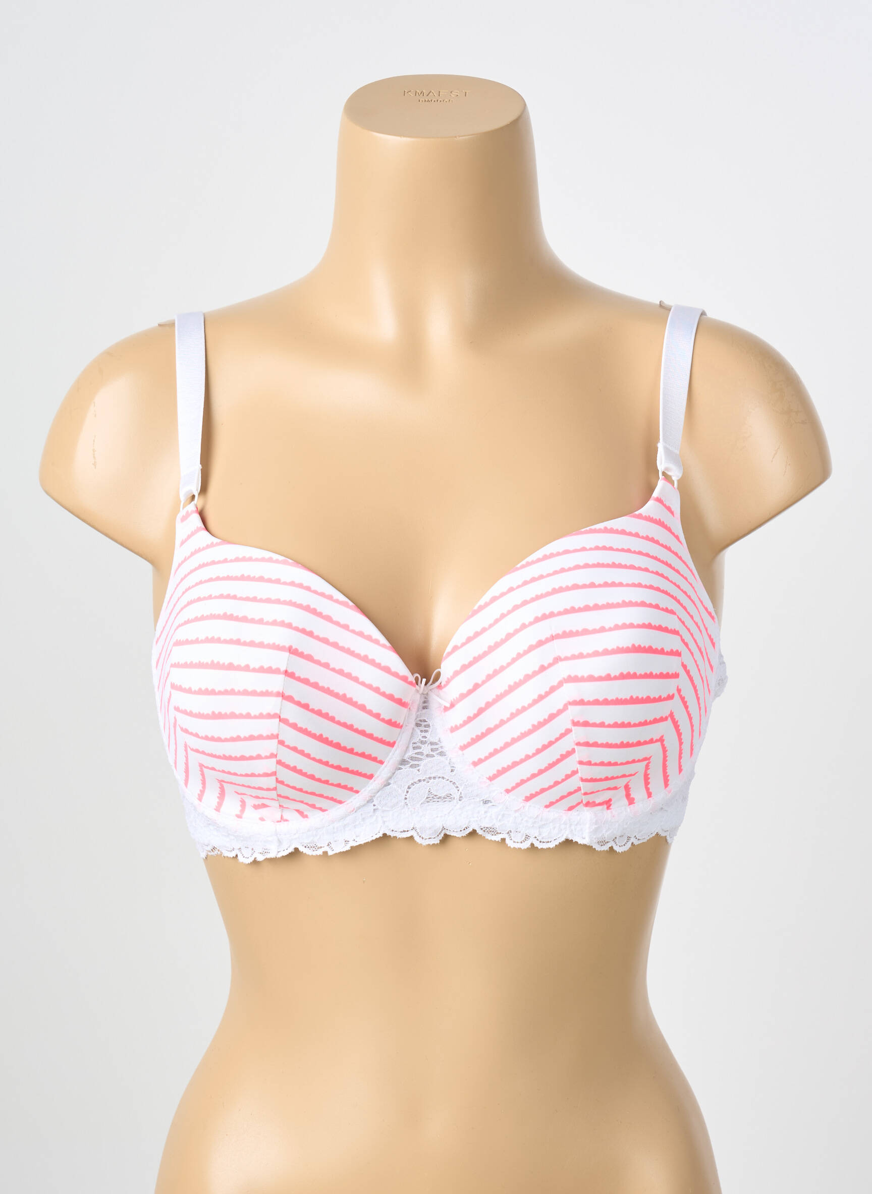 Soutien-gorge tissage dentelle haut soutien-gorge moulé blanc PASSIONATA femme