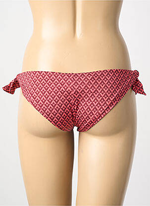 Bas de maillot de bain tissage satiné bikini orange SIMONE PERELE femme