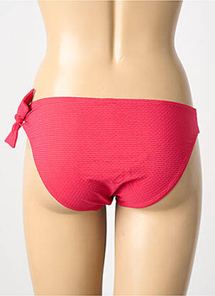 Bas de maillot de bain effet matière satinée culotte rose SIMONE PERELE femme