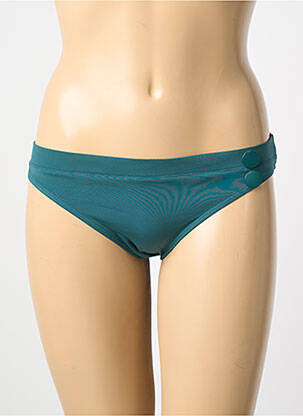Bas de maillot de bain stretch culotte vert SIMONE PERELE femme