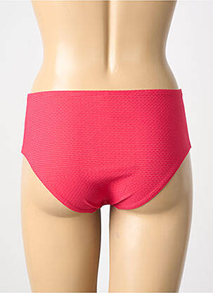 Bas de maillot de bain effet matière satinée culotte rose SIMONE PERELE femme