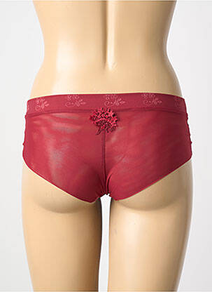 Shorty effet matière satinée rouge SIMONE PERELE femme