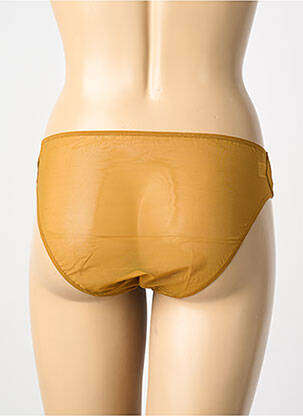 Culotte tissage dentelle jaune SIMONE PERELE femme
