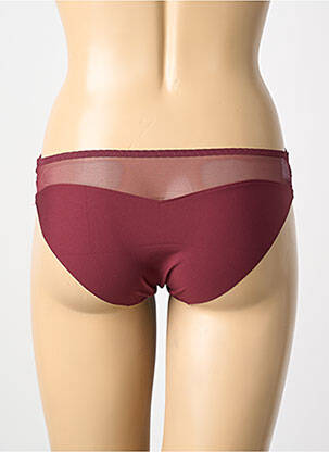 Culotte effet matière satinée violet SIMONE PERELE femme