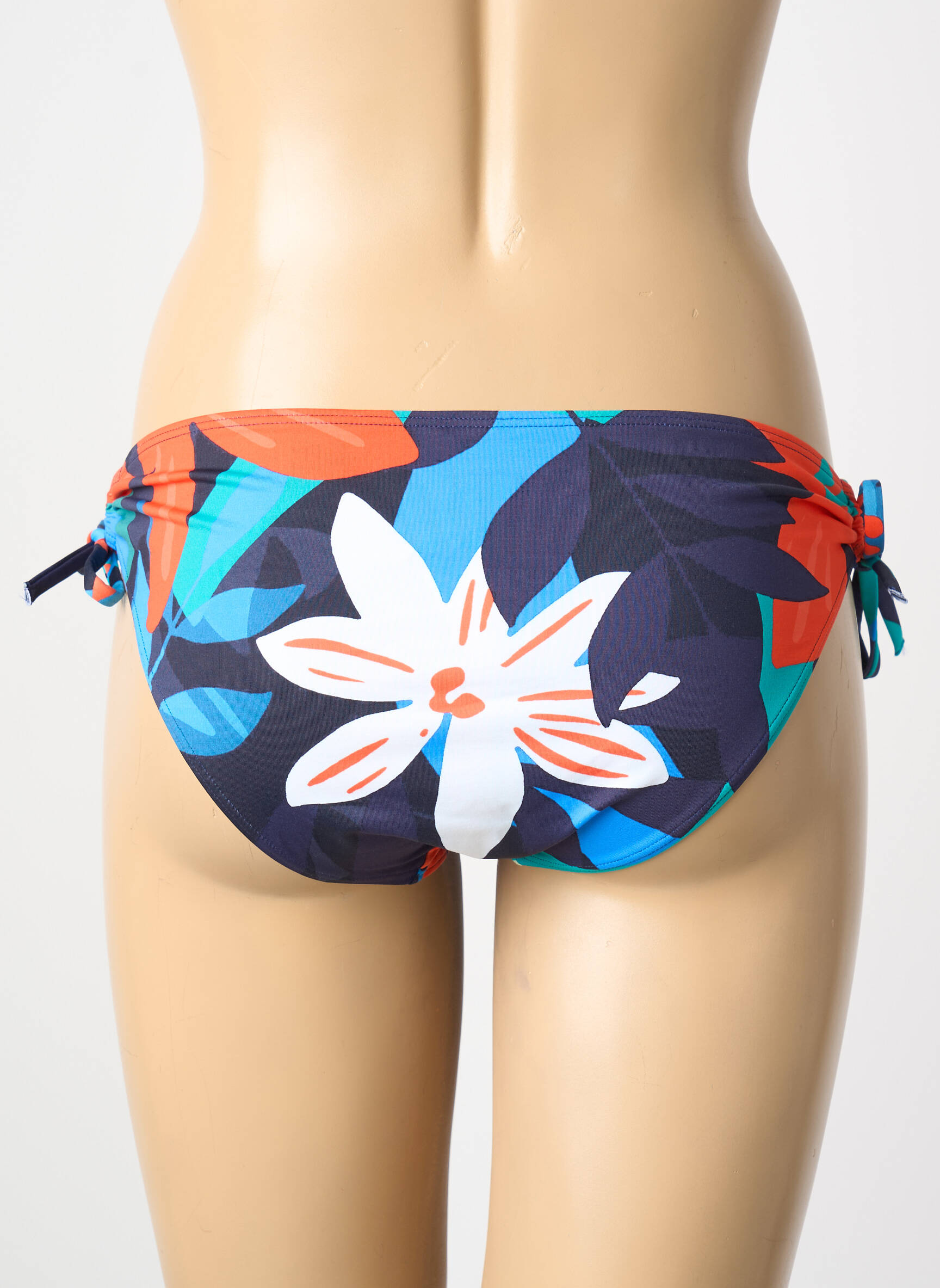Bas de maillot de bain imprimé fantaisie culotte bleu SIMONE PERELE femme