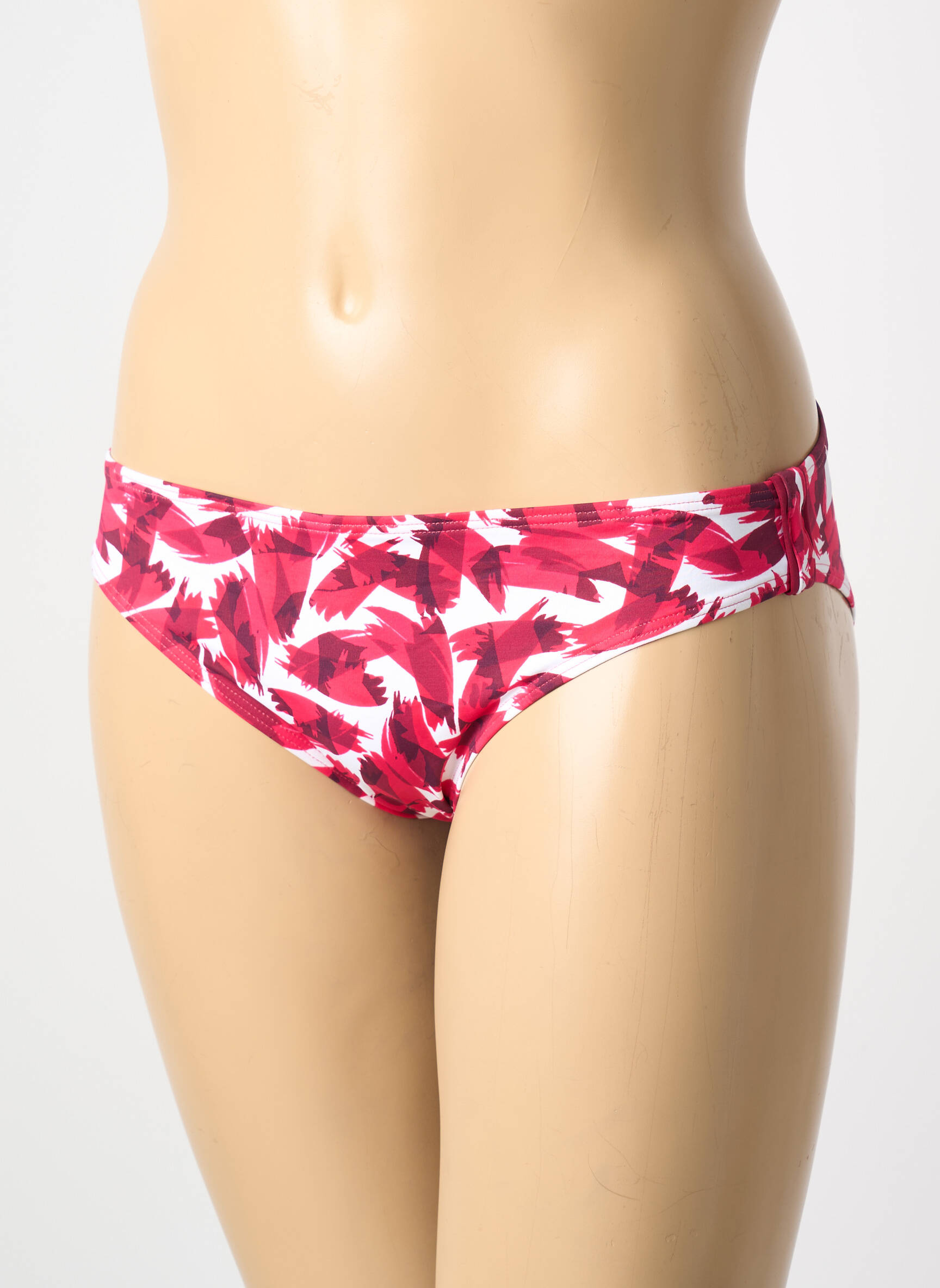 Bas de maillot de bain imprimé fantaisie culotte rouge SIMONE PERELE femme