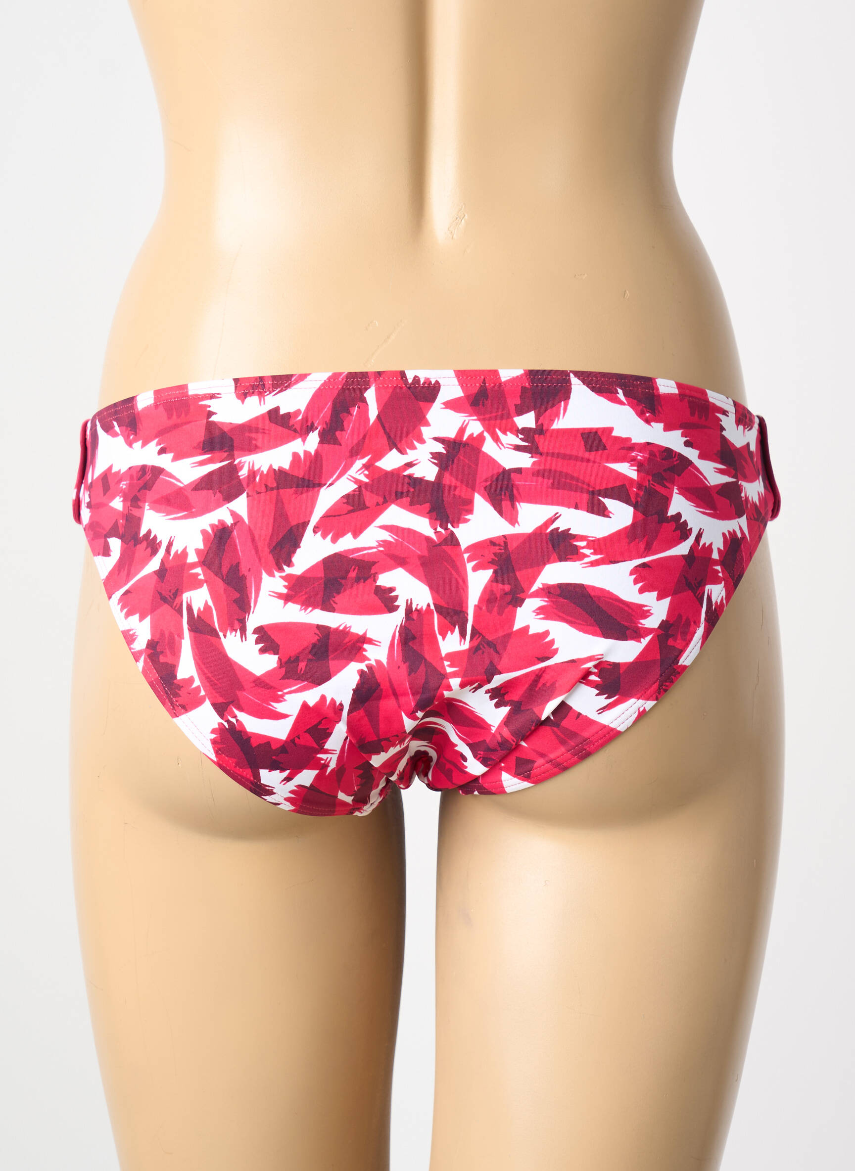Bas de maillot de bain imprimé fantaisie culotte rouge SIMONE PERELE femme
