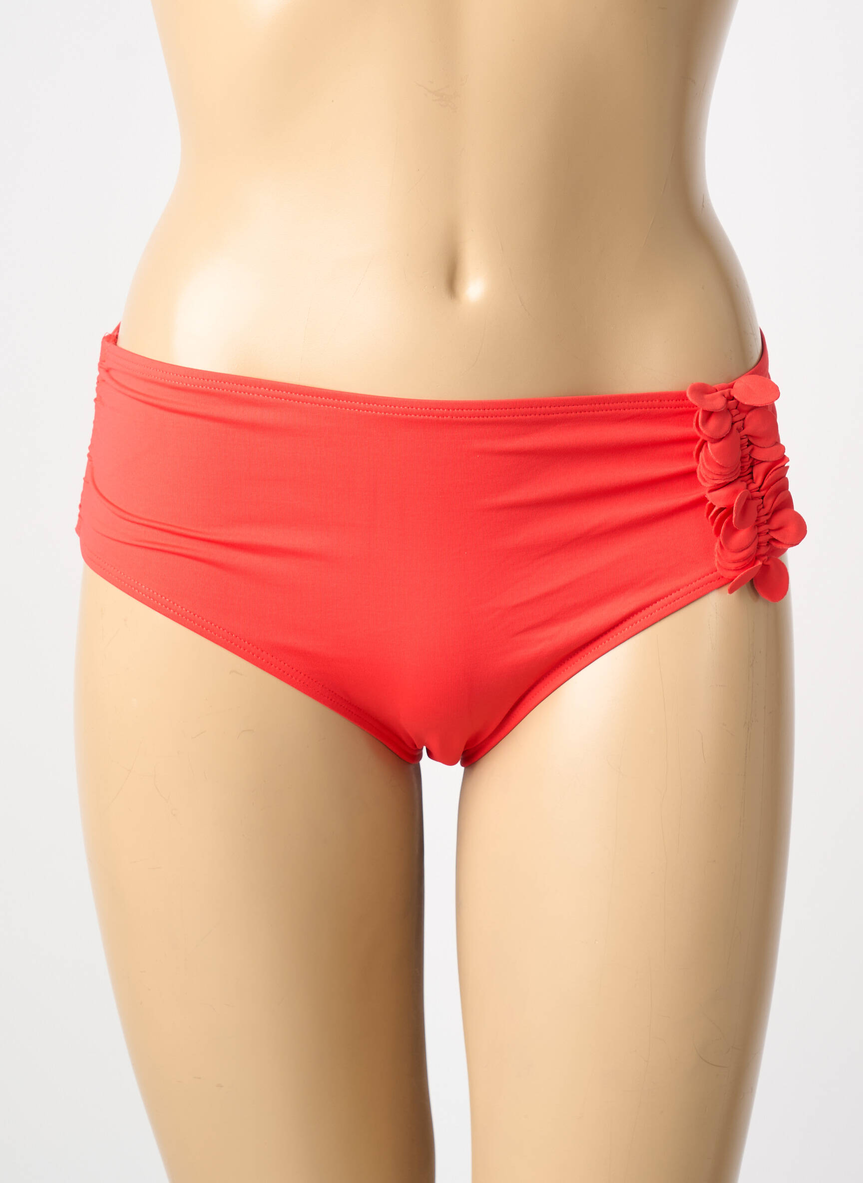 Bas de maillot de bain stretch culotte orange SIMONE PERELE femme