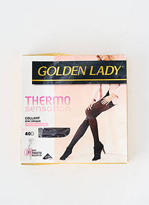 Collants stretch marron GOLDEN LADY femme