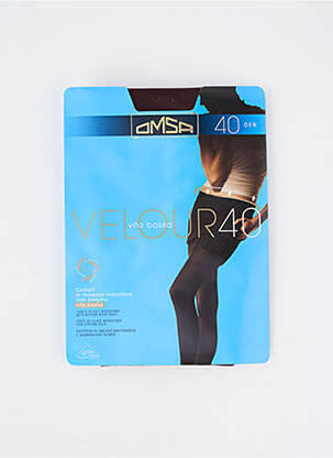 Collants tissage voile noir OMSA femme