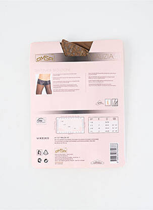 Bas stretch marron OMSA femme