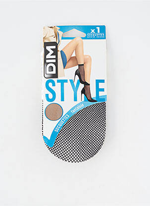 Chaussettes coutures renforcées noir DIM femme