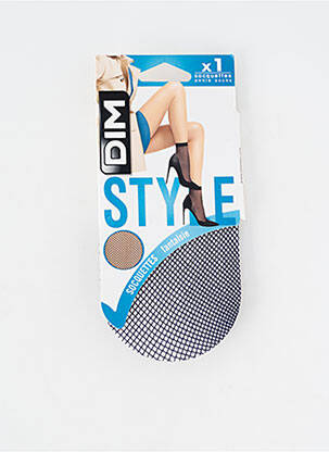 Chaussettes coutures renforcées bleu DIM femme