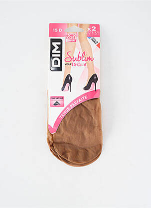Collants stretch marron DIM femme