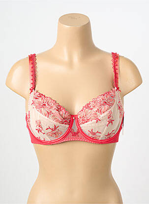 Soutien-gorge effet matière satinée haut soutien-gorge emboitant rose AUBADE femme