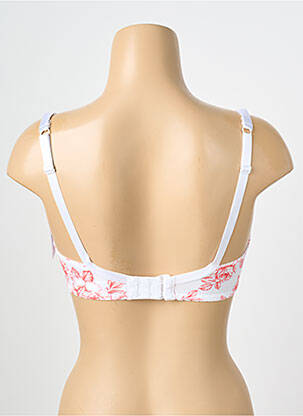 Soutien-gorge effet matière satinée haut soutien-gorge balconnet blanc AUBADE femme