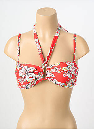 Haut de maillot de bain stretch haut soutien-gorge avec mousse de rembourrage amovible orange AUBADE femme