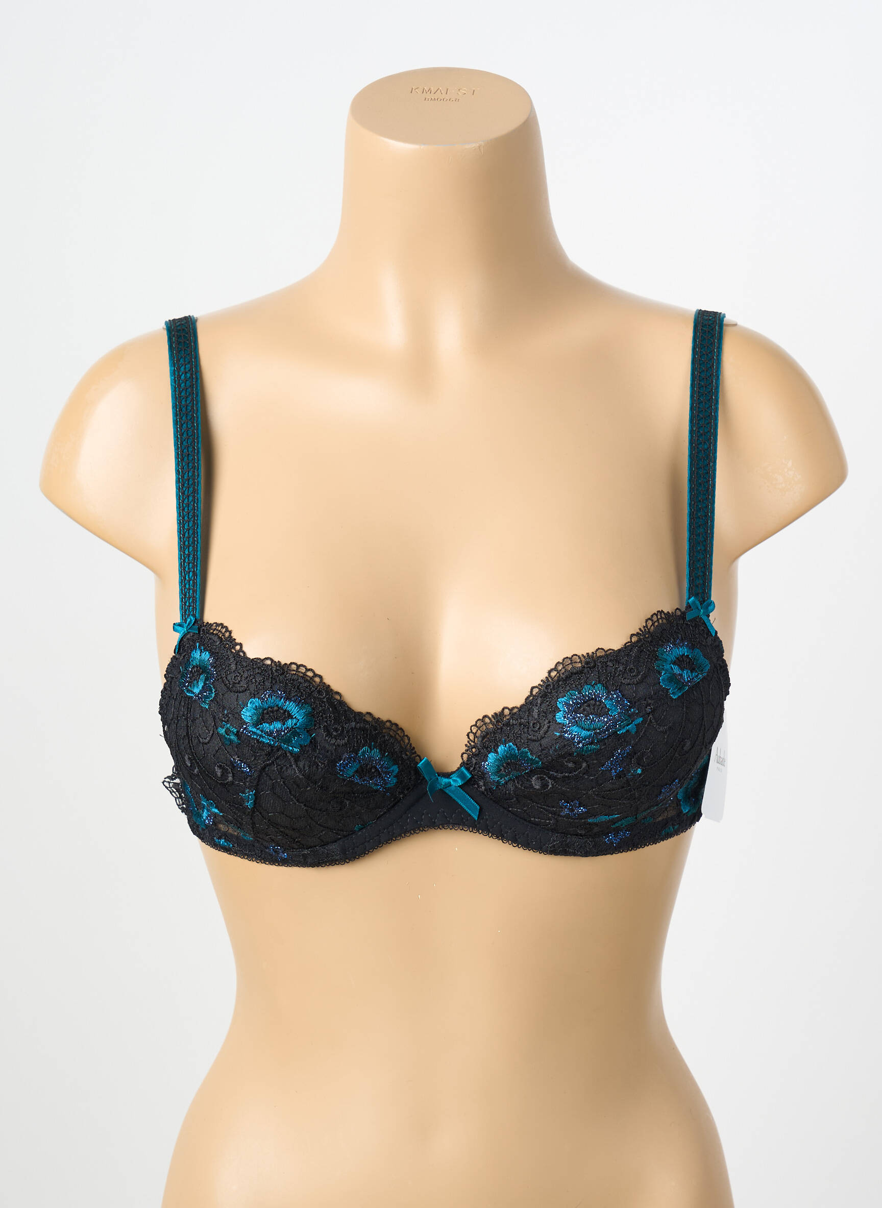 Soutien-gorge effet matière satinée haut soutien-gorge emboitant noir AUBADE femme