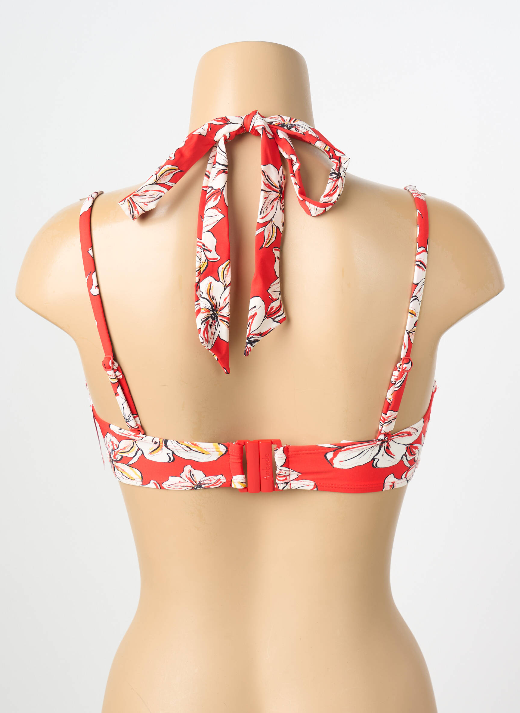Haut de maillot de bain stretch haut soutien-gorge avec mousse de rembourrage amovible orange AUBADE femme