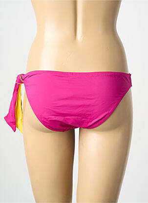 Bas de maillot de bain effet matière satinée culotte rose AUBADE femme