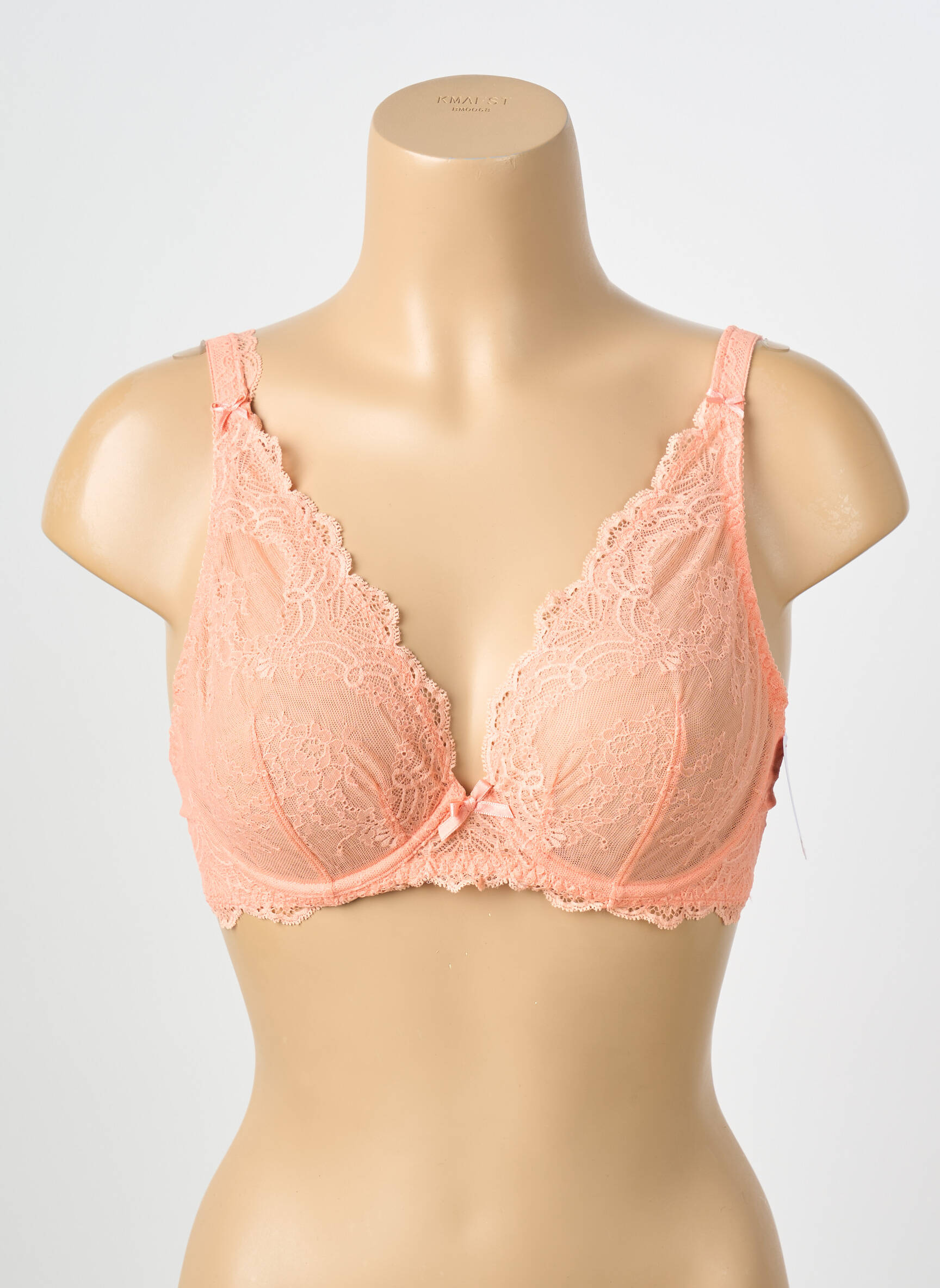 Soutien-gorge légère et transparente haut soutien-gorge emboitant rose AUBADE femme