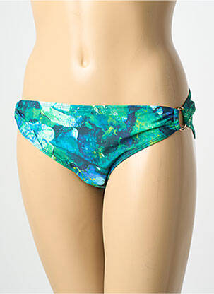 Bas de maillot de bain imprimé fantaisie culotte bleu AUBADE femme