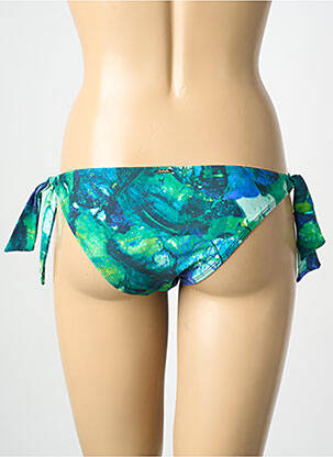 Bas de maillot de bain imprimé fantaisie bikini bleu AUBADE femme