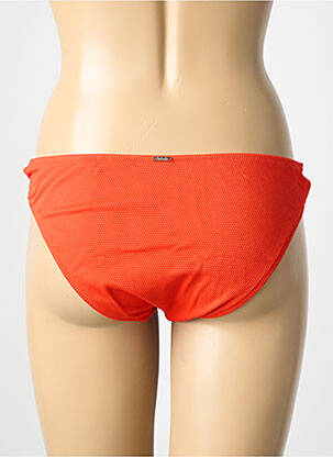 Bas de maillot de bain effet matière satinée culotte orange AUBADE femme