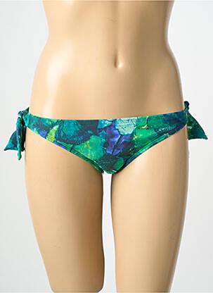 Bas de maillot de bain imprimé fantaisie bikini bleu AUBADE femme