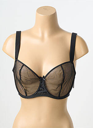 Soutien-gorge légère et transparente haut soutien-gorge emboitant noir AUBADE femme