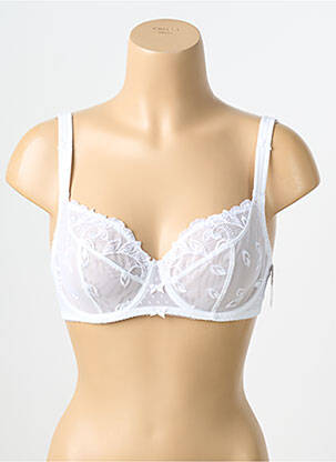 Soutien-gorge légère et transparente haut soutien-gorge emboitant blanc AUBADE femme