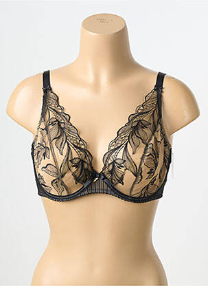Soutien-gorge légère et transparente haut soutien-gorge emboitant noir AUBADE femme