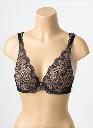Soutien-gorge légère et transparente haut soutien-gorge emboitant noir AUBADE femme