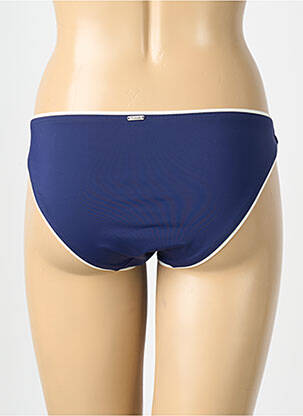 Bas de maillot de bain effet matière satinée culotte bleu AUBADE femme