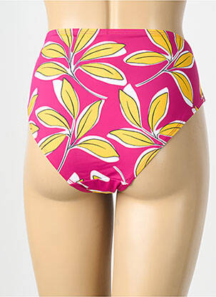 Bas de maillot de bain imprimé fleurs culotte rose AUBADE femme