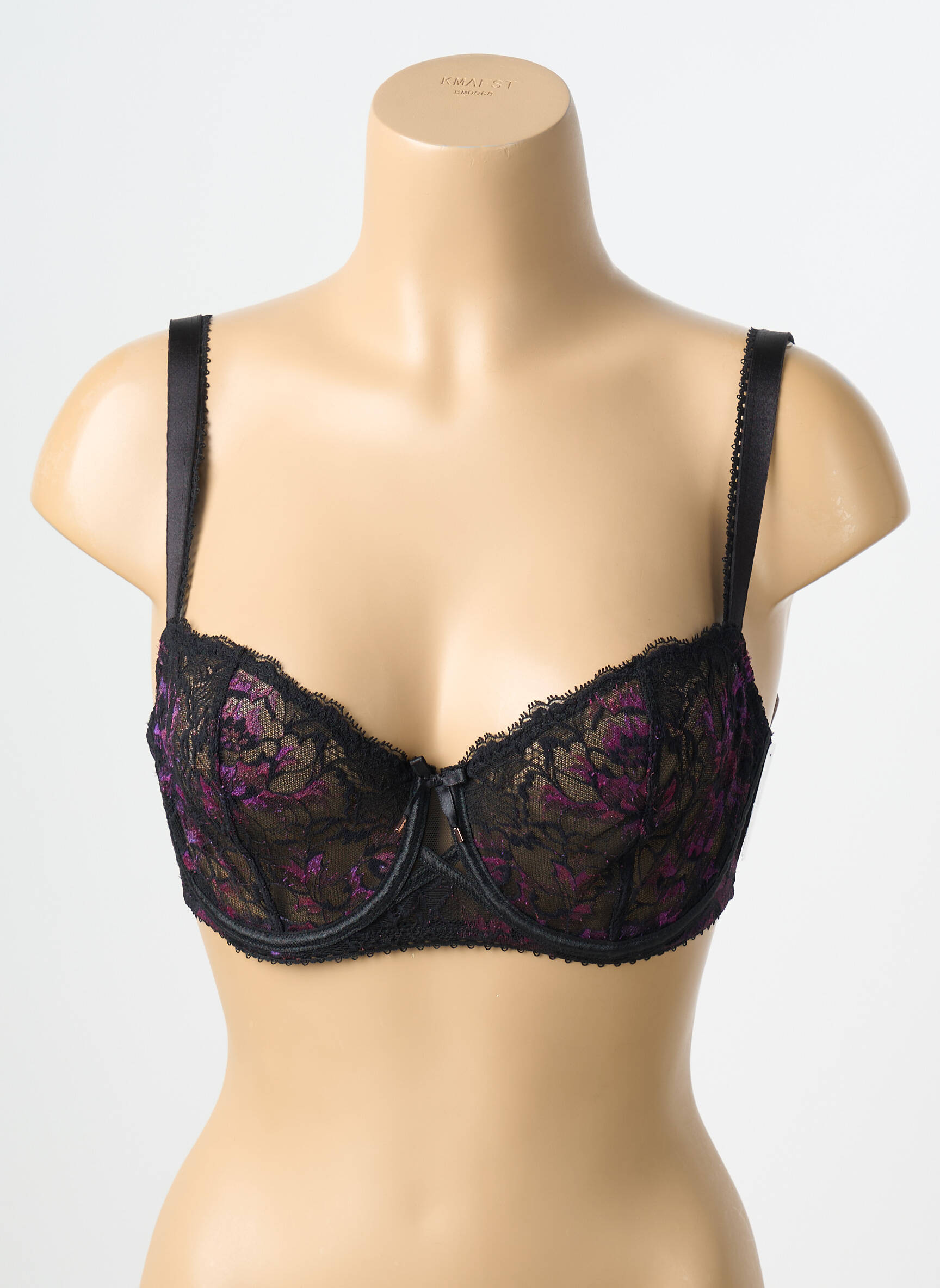 Soutien-gorge légère et transparente haut soutien-gorge emboitant noir AUBADE femme