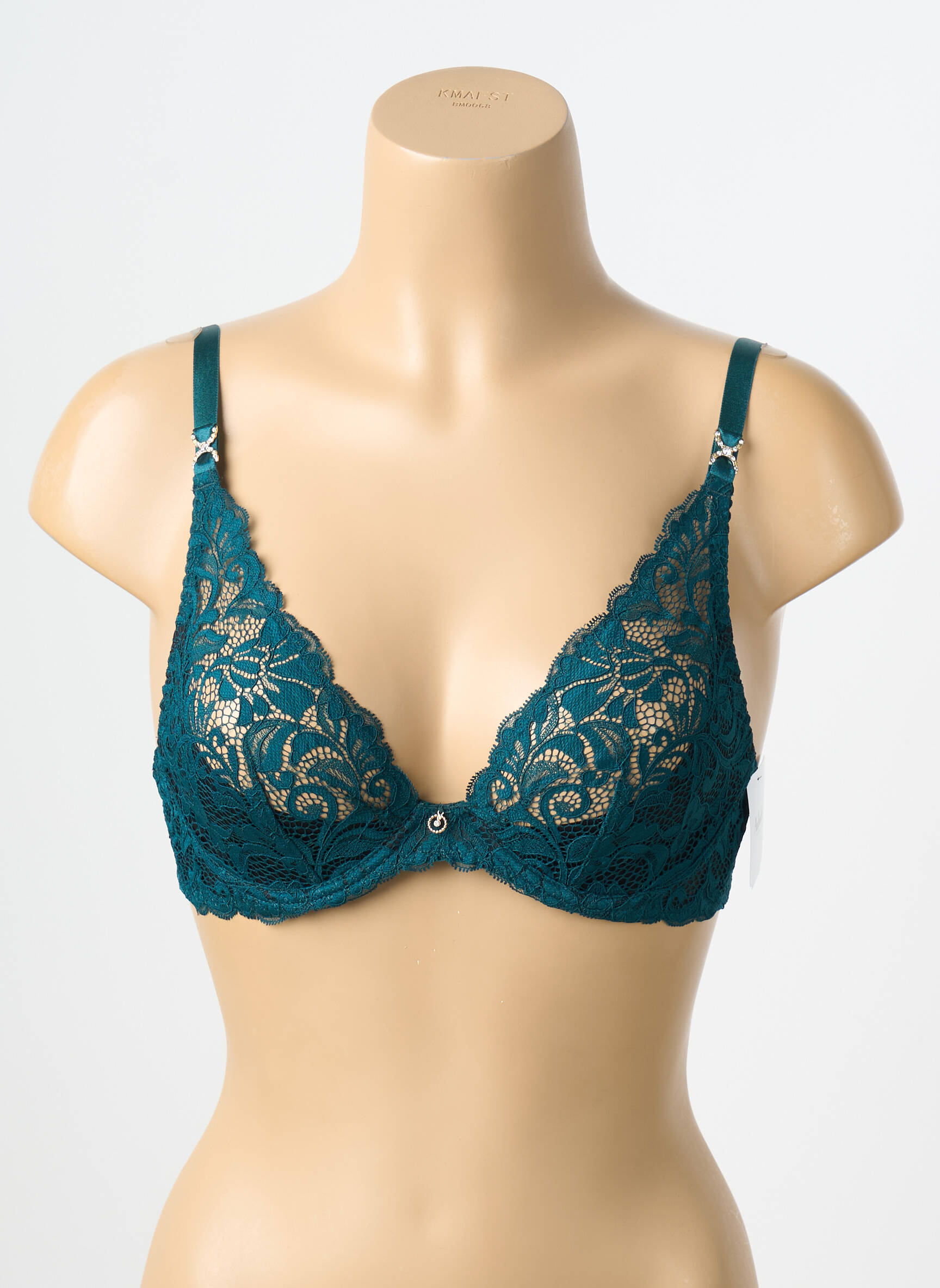 Soutien-gorge légère et transparente haut soutien-gorge emboitant vert AUBADE femme